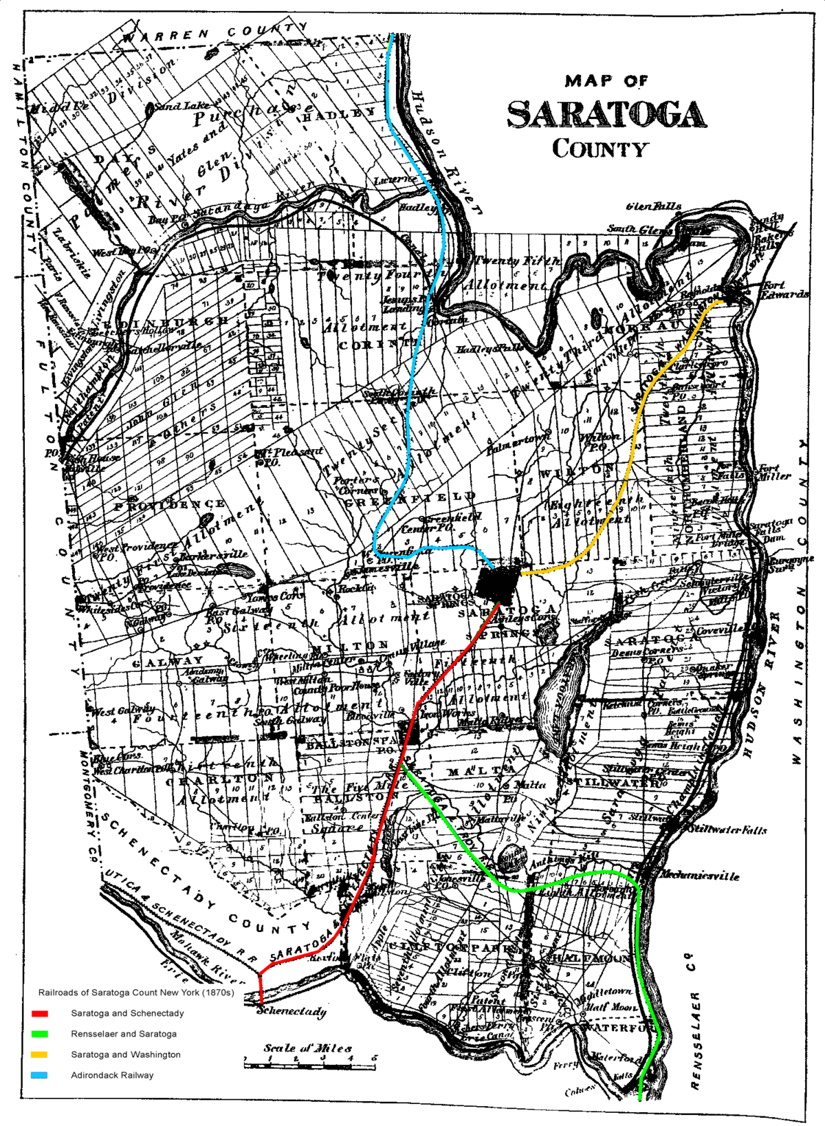 Rensselaer and Saratoga Railroad - Wikipedia