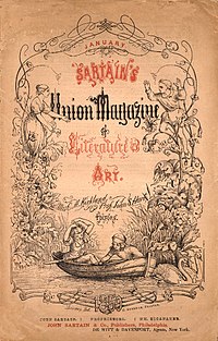 収録された『Sartain's Union Magazine of Literature and Art』（1850年1月）