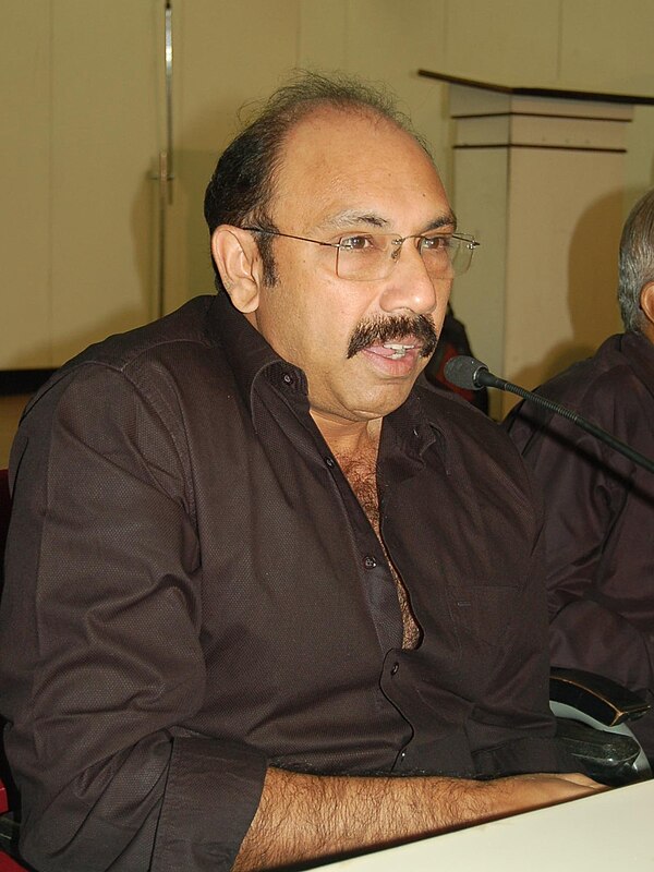 Sathiyaraj at a press meeting