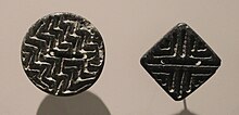 Stone seals, Mundigak, Period IV,  c. 2700 BC. Musée Guimet.