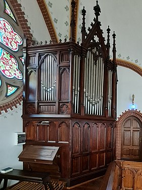 Organ in the Lutheran church in Bytom-Miechowice