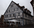 English: Half-timbered building in Schotten, Kirchgasse 5, Hesse, Germany