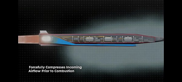 Scramjet-powered hypersonic cruise missile