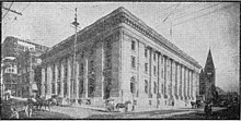 Old Post office and federal office building built 1903 - 1908 and demolished 1958 Seattle Post Office c. 1909.jpg