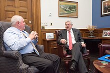 Branstad meeting with U.S. Secretary of Agriculture Sonny Perdue, May 30, 2017 Secretary Perdue welcomes Amb. to China Terry Branstad 20170530-OSEC-LSC-0012 (34833951462).jpg