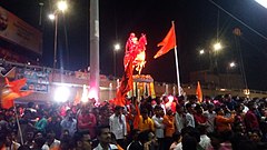 Shiv Jayanti celebration in Aurangabad, Maharashtra.jpg