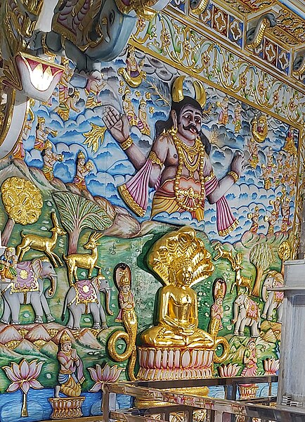 File:Shri Ahichchhatra Parshvanath Atishaya Kshetra Digamber Jain Mandir - Murals.jpg