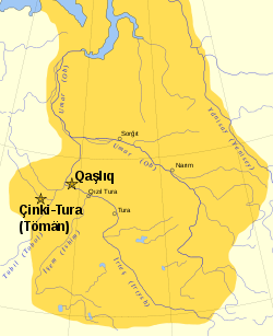 Territory o the Sibir Khanate