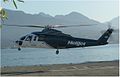 Sikorsky S-76A helicopter in HeliJet livery