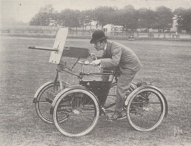 F.R. Simms' Motor Scout, built in 1898 as an armed car