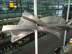 Slipstream (2014) by Richard Wilson, London Heathrow Terminal 2, UK - 20150621-01.jpg