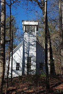 Oconaluftee Baptist Church church building in North Carolina, United States of America