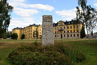 Minnessten vid Västernorrlands regemente.