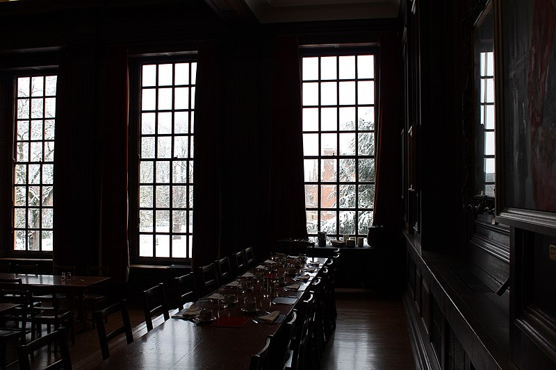 File:Somerville College Hall, High Table.jpg
