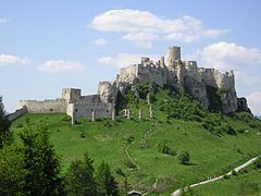 Image 1The Mongol invasion in the 13th century led to construction of mighty stone castles, such as Spiš Castle. (from History of Slovakia)