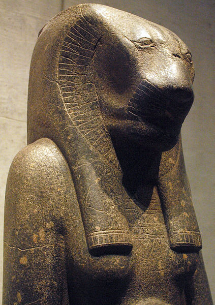 File:Statue of Sekhmet Upper Portion - from Temple of Mut Karnak - 19th Dynasty - GL 67.jpg