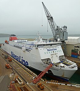 Stena Nordica dans le Queen Elizabeth Dock, Falmouth (6662462631) .jpg