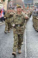 Thumbnail for File:Stenning leads 3rd Battalion The Yorkshire Regiment.jpg