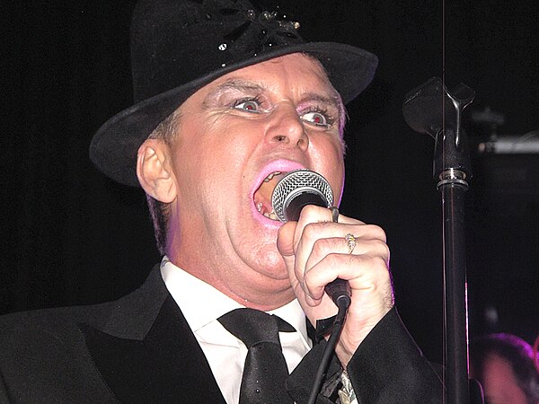 Steve Strange as lead singer of Visage in 2014