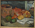 Still Life with Onion and Japanese Woodcut by Paul Gauguin, 1889 - Ny Carlsberg Glyptotek - Copenhagen - DSC09468.JPG