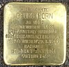 Stolperstein Hostatostraße 9 Georg Horn.jpg