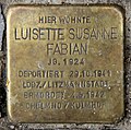 Luisette Susanne Fabian, Sybelstraße 66, Berlin-Charlottenburg, Deutschland