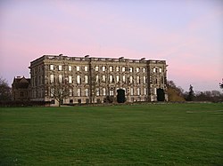 The existing house on the site of the abbey