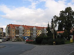 Centre of Strančice