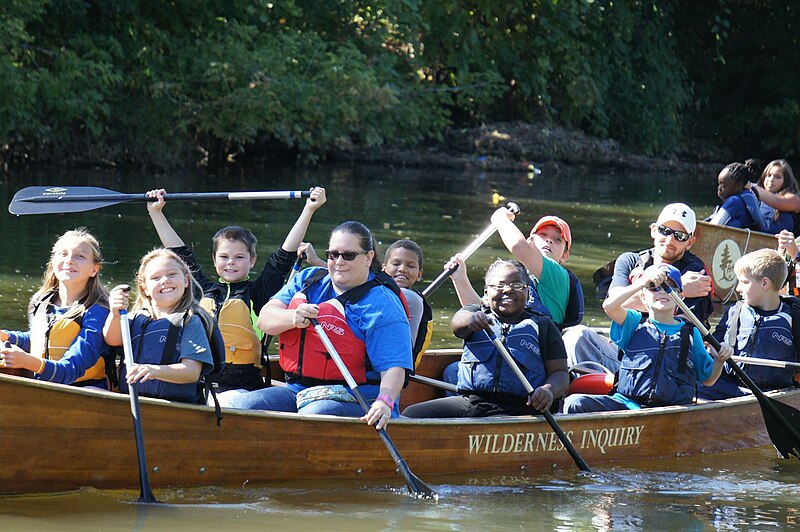 File:Students at Trail Creek Week.jpg