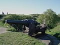 Russian coastal artillery gun