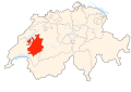 Switzerland Locator Map FR.svg