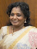 Tamilisai Soundararajan with her book "Suvai Migu Theneer Thuligal".jpg