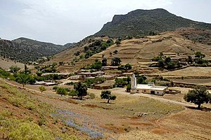 Village in the area of ​​Jbel Tazekka