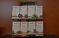 Teesortiment in der Umverpackung der US-amerikanischen Marke Tazo