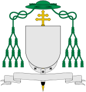 Brasão de arcebispo metropolitano católico (versão com o pálio)