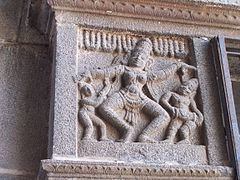 Figure de Bharatanatyam, temple du Naṭarāja