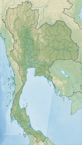 Map showing the location of Khao Ang Rue Nai Wildlife Sanctuary