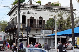 The Bull & Whistle bars, in Old Town Key West.