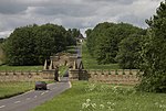 Carrmire Gates, Wall and End Turrets The Carrmire gate - Castle Howard - geograph.org.uk - 175976.jpg