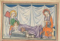 Saint Joseph sleeps through the Nativity