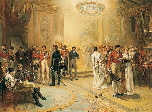 The Duchess of Richmond's Ball (1870s) by Robert Alexander Hillingford