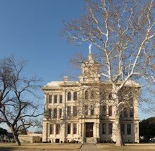 The Milam County, Texas, courthouse in Cameron, Texas, the fourth structure to serve in that capacity LCCN2014631293.tif