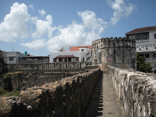 The castle in Zanzibar