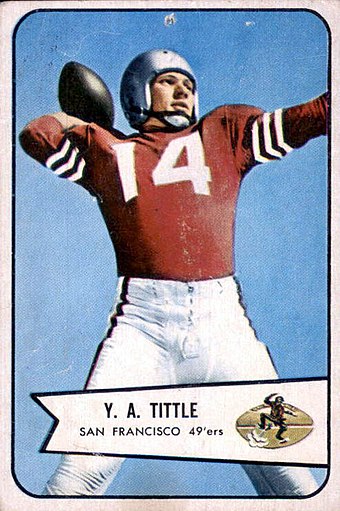 Hall of Fame QB Y.A. Tittle