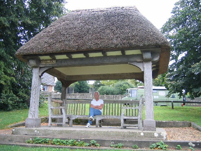 The shelter in Tolpuddle erected as a memorial in 1934