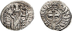 Монета Андроника II Палеолога