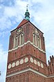 The west face of the Church of St John in Gdansk.