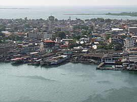 Luchtfoto van Tumaco (2007)