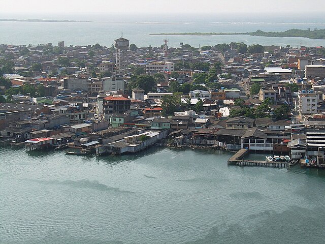 Luftbild von Tumaco (2007)