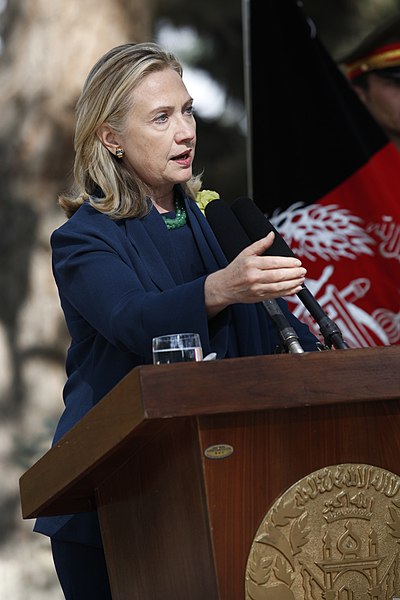 File:U.S. Secretary of State Hillary Rodham Clinton delivers remarks during a press conference with Afghan President Hamid Karzai at the presidential palace in Kabul, Afghanistan 111020-S-PA947-926.jpg